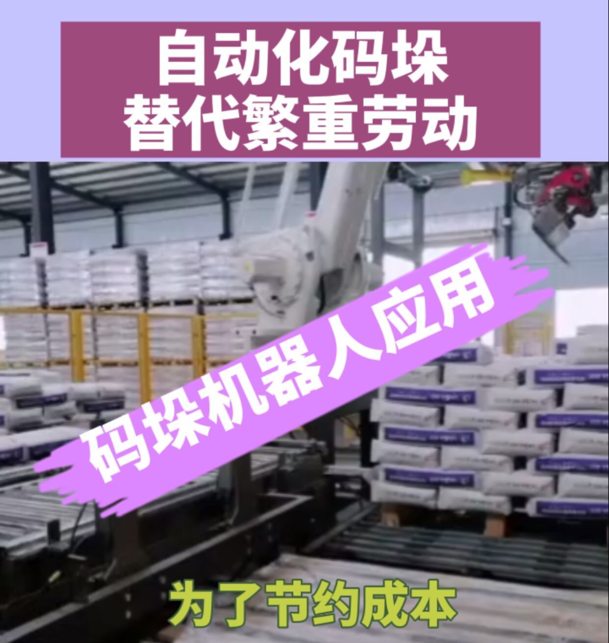 自动化码垛设备应用